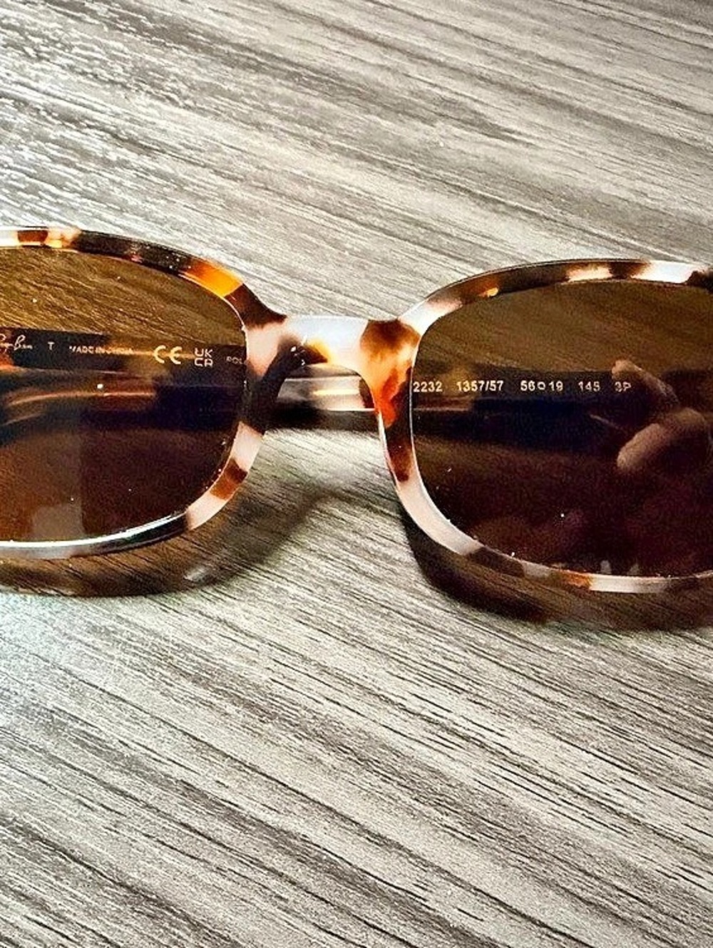 Ray-Ban RB 2323 Tortoiseshell Polarized Sunglasses